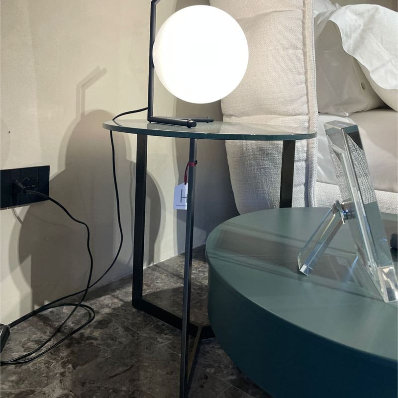 LEMA Tavolino Sign Ruta lucido laccato struttura bronzo opaco d45 longho design palermo 2