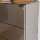 Lago Comò 36E8 6 cassetti vetro lucido piombo metal 2 longho design palermo