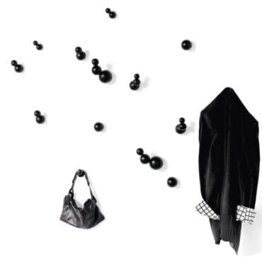 Mogg Appendiabiti Bubble nero opaco 1 Longho Design Palermo