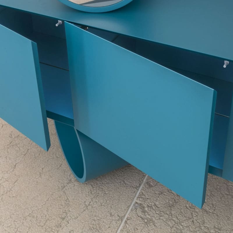 Mogg Credenza Giunone Modello 2 laccato goffrato 2 Longho Design Palermo