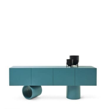 Mogg Credenza Giunone Modello 2 laccato goffrato Longho Design Palermo