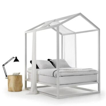 Mogg Letto a baldacchino Casetta in Canadà Longho Design Palermo
