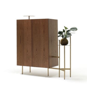 Mogg Madia Ikebana castagno bronzo patinato Longho Design Palermo