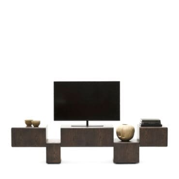 Mogg Porta TV Fractal frassino moka 0 Longho Design Palermo