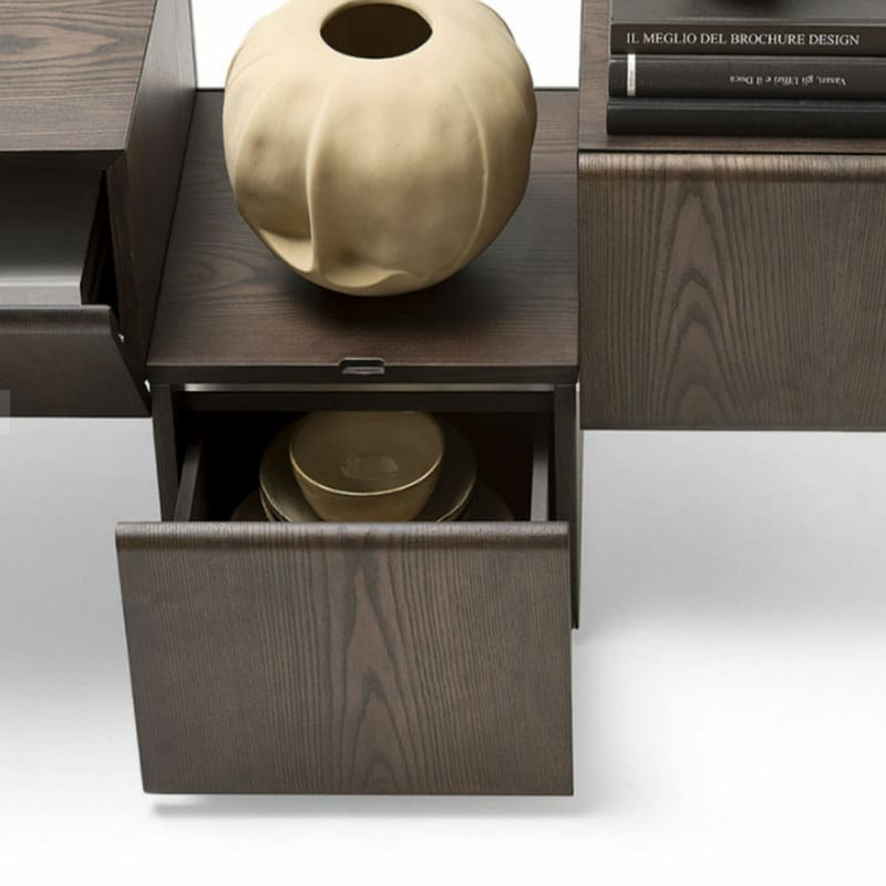 Mogg Porta TV Fractal frassino moka 2 Longho Design Palermo