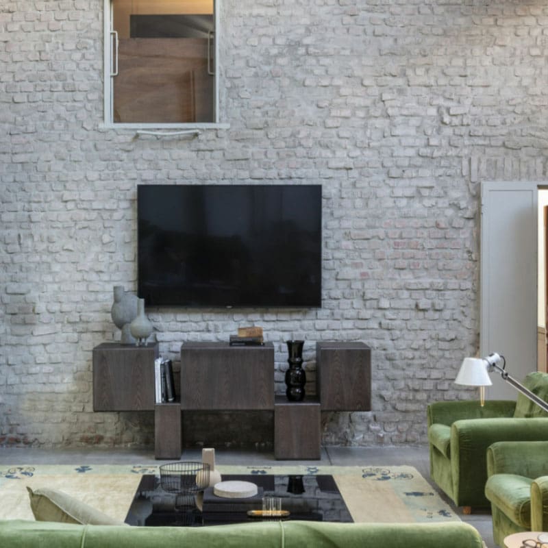 Mogg Credenza Fractal frassino moka Longho Design Palermo