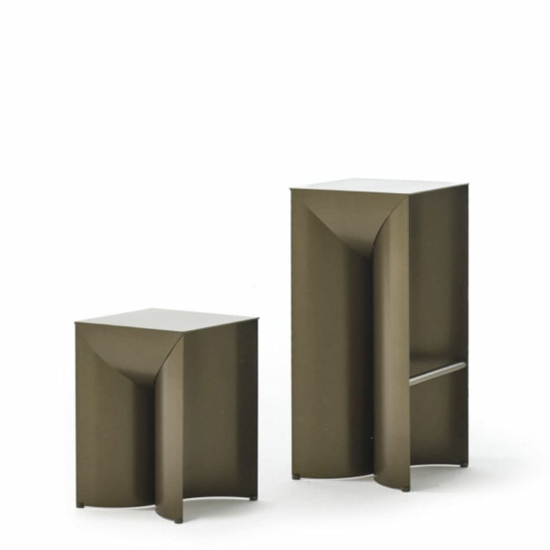 Mogg Sgabello Uccio dark bronze Longho Design Palermo