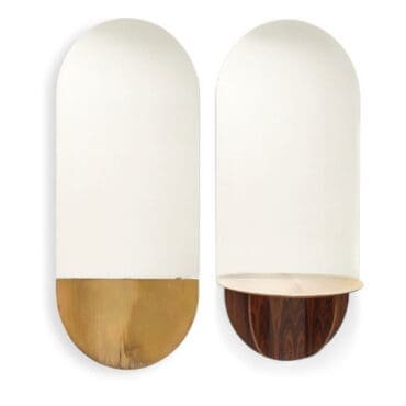 Mogg Specchio da parete Brame Ovale ossidato Longho Design Palermo