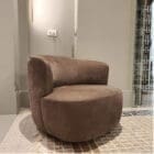 Molteni Poltrona girevole Elain pelle Scirocco 2 Longho Design Palermo