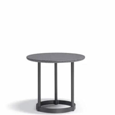 Molteni - Tavolino Regent pietra lavica opaca d60