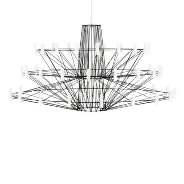 Moooi Lampada a sospensione Coppelia Large Black Satin Longho Design Palermo