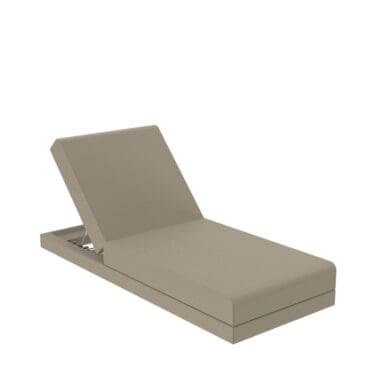 Vondom - Lettino Pixel TORTORA rivestimento tessuto 1A B