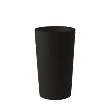 Slide Vaso X-Pot 100 nero lucido Longho Design Palermo