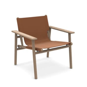 B&B Italia - Poltrona Cordoba Cuoio rovere spazzolato