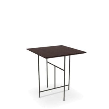 De Padova Tavolino quadrato Sen piano rovere affumicato 47x47 Longho Design Palermo