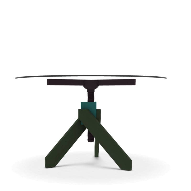 De Padova Tavolo Vidun viola turchese verde d130 LONGHO