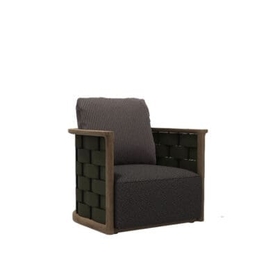 Molteni Poltrona outdoor Palinfrasca EVA verde oliva tessuto Siam Longho Design Palermo