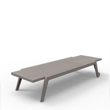 Vondom - Lettino Spritz set 4 pezzi Tortora