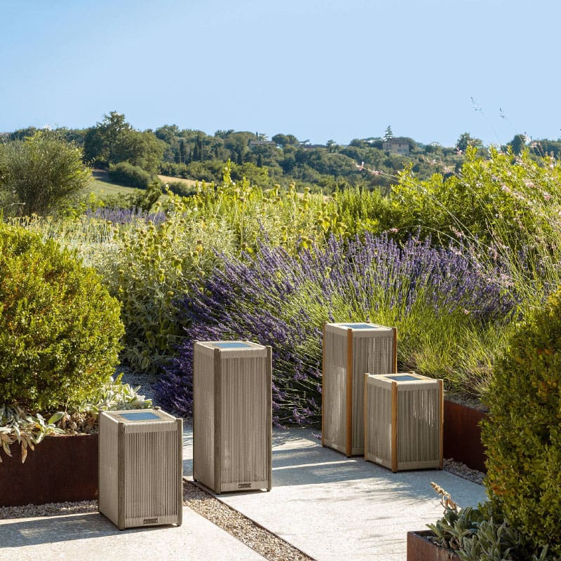 Talenti Lampade Dolcevita teak natural e silver Longho Design Palermo