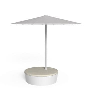 Talenti Parasol Ermes con Pouf white warm white Longho Design Palermo