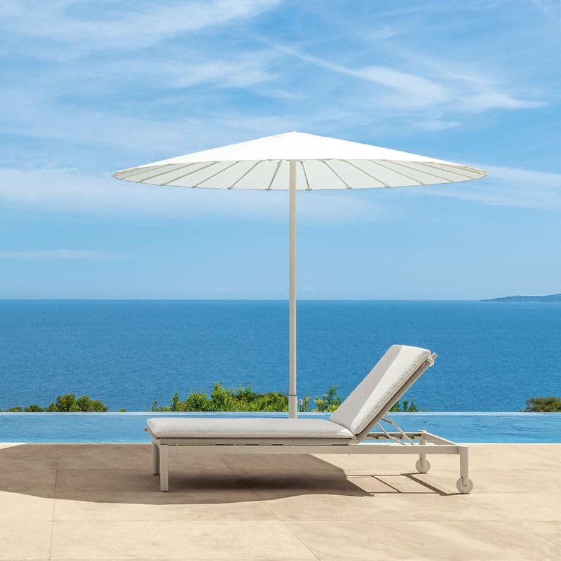 Talenti Parasol Ermes white Longho Design Palermo