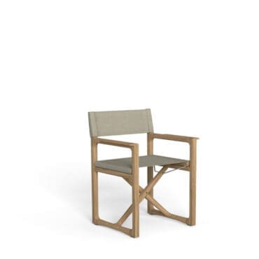 Talenti Sedia regista Thea natural teak beige Longho Design Palermo