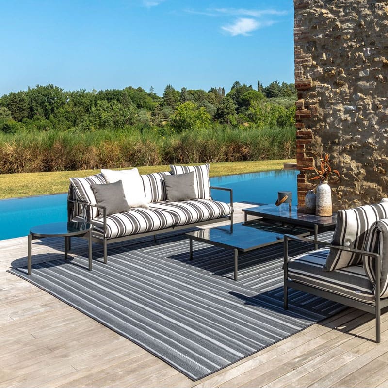 Talenti Tappeto Nalu grey barrè Longho Design Palermo