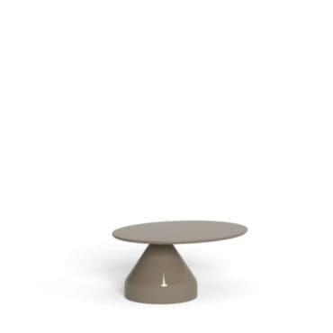 Talenti Tavolino Plaza gloss beige 80x65 Longho Design Palermo