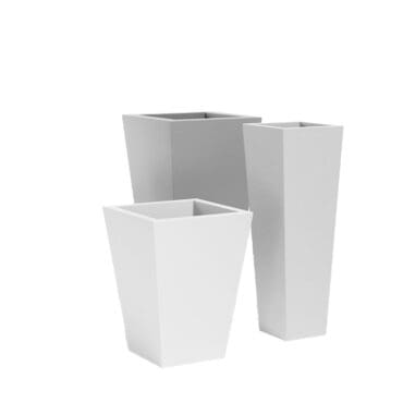 Vondom Fioriere Cono Quadrato Alto bianco LED Longho Design Palermo