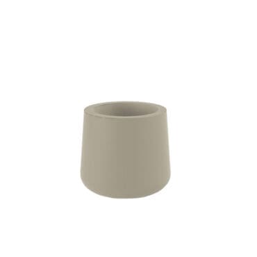 Vondom - Vaso Ulm round pot d68 ecru