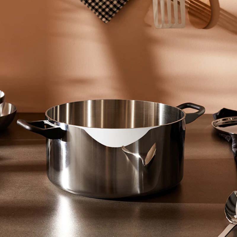 Alessi Casseruola a due manici La Cintura di Orione acciaio Longho Design Palermo