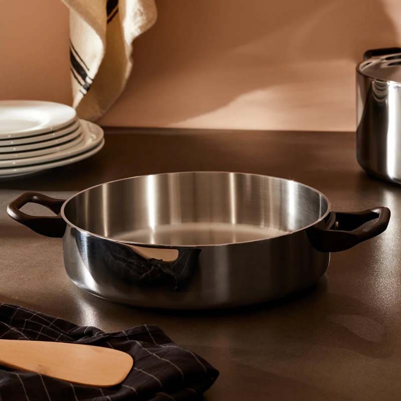 Alessi Casseruola bassa a due manici La Cintura di Orione d28 1 Longho Design Palermo