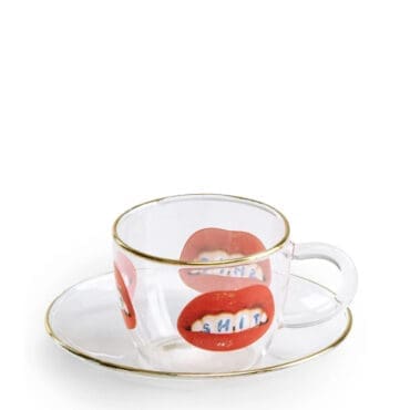 Seletti - Set da 4pz Tazzina da caffè con piattino Shit