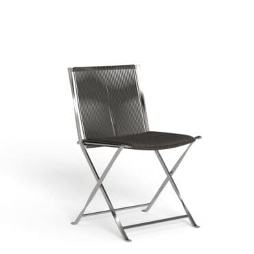 Talenti - Sedia Pranzo George Belt dark grey