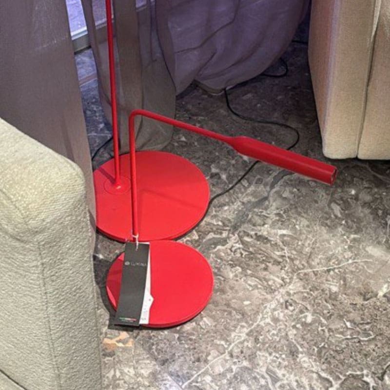 Lumina Lampada da tavolo Flo desk rosso Longho Design Palermo