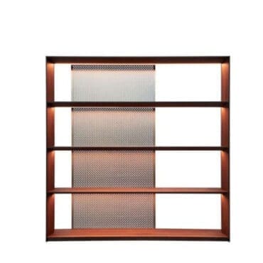 Molteni Libreria Ava eucalipto con LED Longho Design Palermo