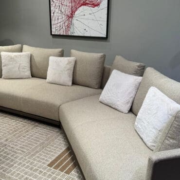 Molteni Set di 4 cuscinetti decorativi 45x45 Kalipso per divano Cleo 1 Longho Design Palermo