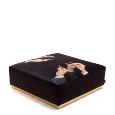 Seletti Pouf modulare Lipsticks Black 2 Longho Design Palermo