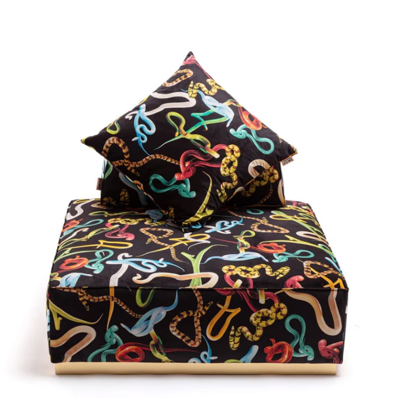 Seletti Pouf modulare completo Snakes 1 Longho Design Palermo