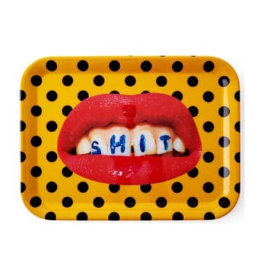 Seletti - Set da 4pz Vassoio Shit Pois