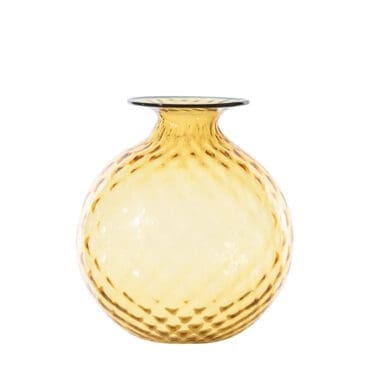Venini - Vaso Balloton Medium Ambra filo orizzonte