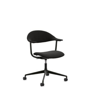 Vitra Sedia con 4 rotelle e braccioli Mynt nero Longho Design Palermo