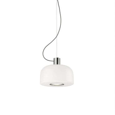 Flos - Lampada a sospensione Bellhop Glass S1 alluminio lucido