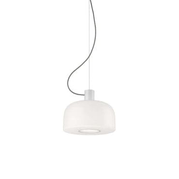 Flos - Lampada a sospensione Bellhop Glass S1 bianco