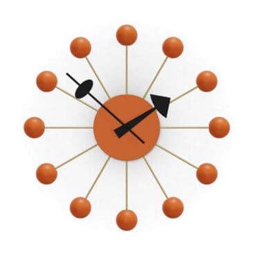 Vitra Orologio Ball Clock Arancione Longho Design Palermo