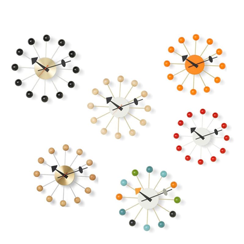 Vitra Orologio Ball Clock Arancione Longho Design Palermo