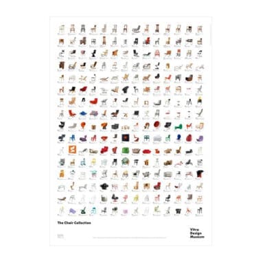 Vitra Chair Collection Poster Longho Design Palermo