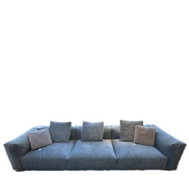 BeB Italia Divano Dambodue L332 pelle cat.Extra Elettra verde longho design palermo