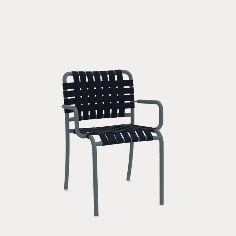 Bracciolo Sedia In Poliuretano MoKo - Rivestimento Vellutato, Con Cinghie Regolabili, Nero