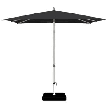 Glatz Ombrellone Alu-Smart 240x240 nero base cemento 0 Longho Design Palermo